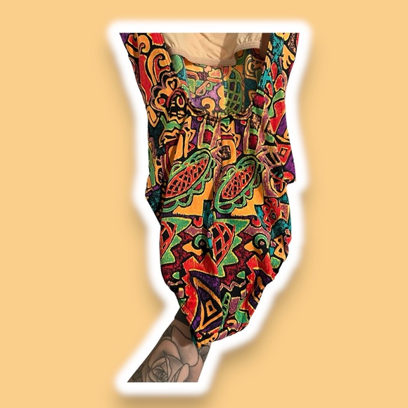 Vintage abstract full-piece bathing suit - Picture 4 of 5